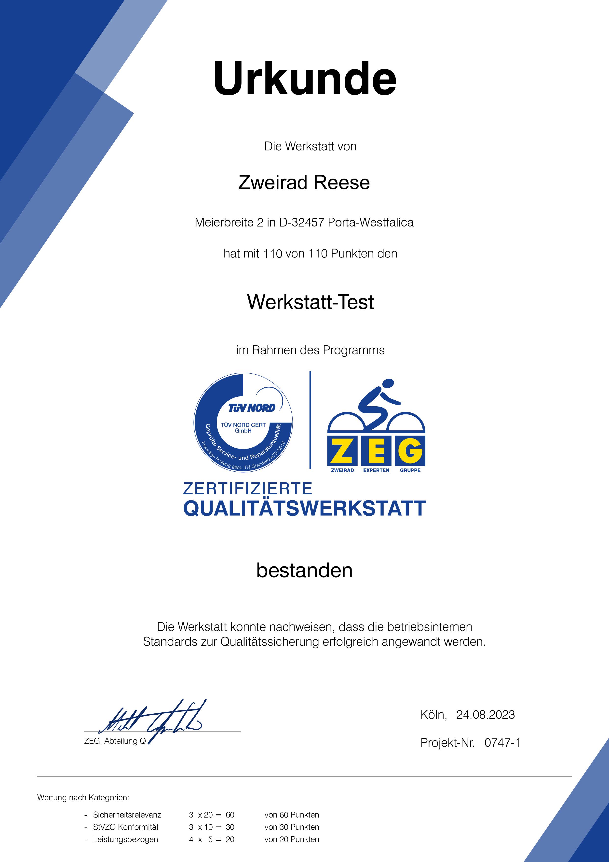 Werkstatt Urkunde